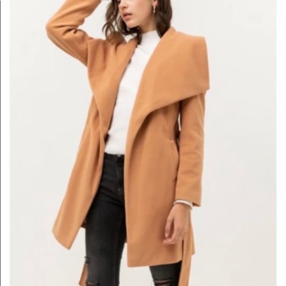 The Styled Collection Kensington Waist Tie Coat